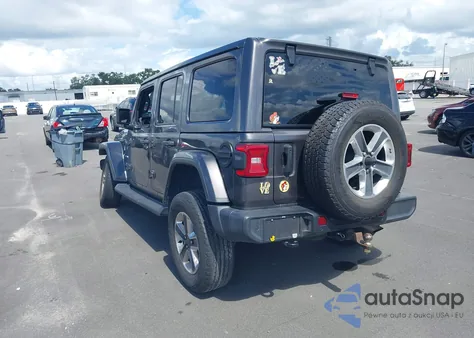 2021 Jeep Wrangler Unlimited Sahara 4X4 from USA, damaged, VIN 1C4HJXEN8MW681654